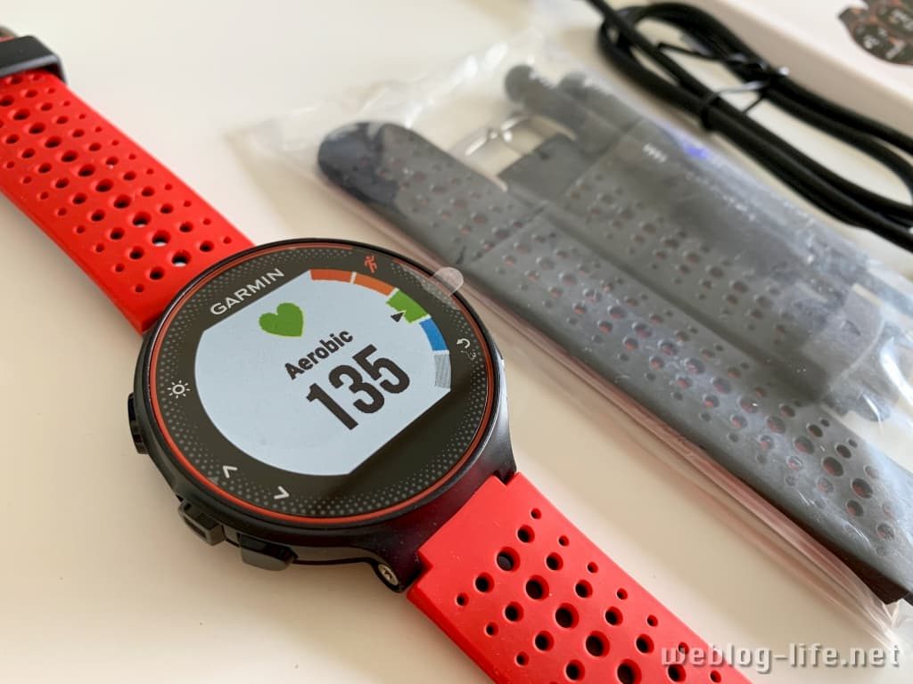 Garmin Foreathlete235j レビュー 便利な機能満載のランニングウォッチ ウェブと食べ物と趣味のこと