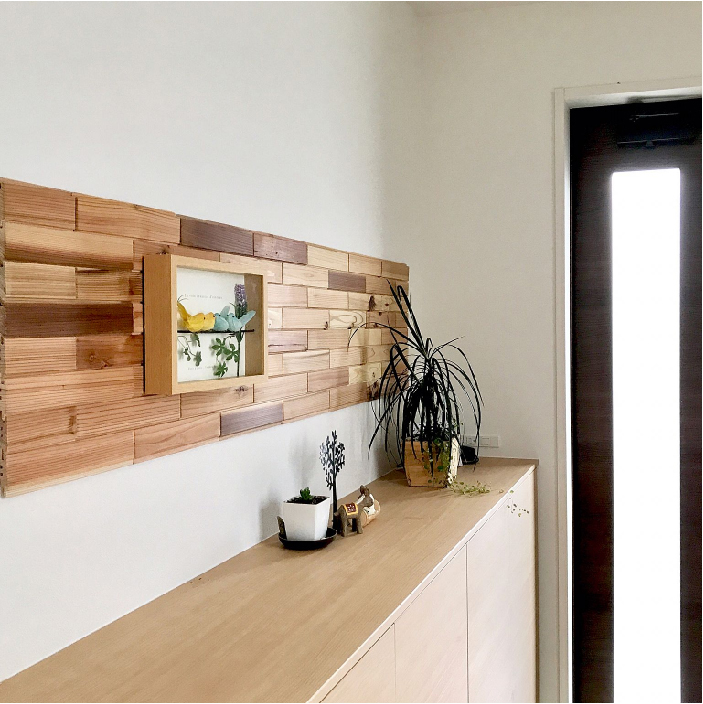 部屋の壁を簡単 リーズナブルに木目調 ウッド調 にする方法 簡易リフォーム ウェブと食べ物と趣味のこと