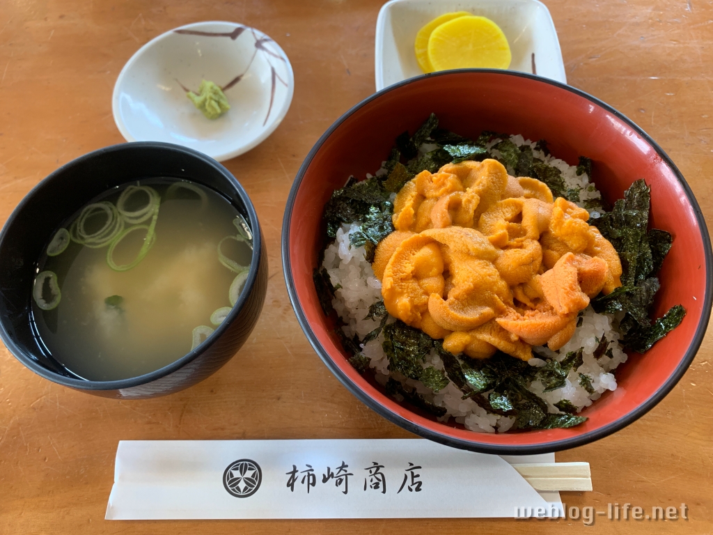 柿崎商店の赤塩水うに丼