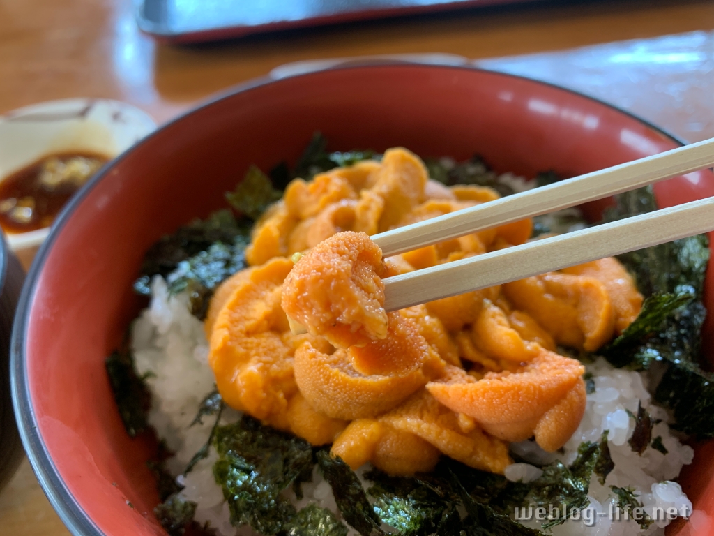 柿崎商店の赤塩水うに丼